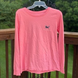 Pink vineyard vines long sleeve shirt size small